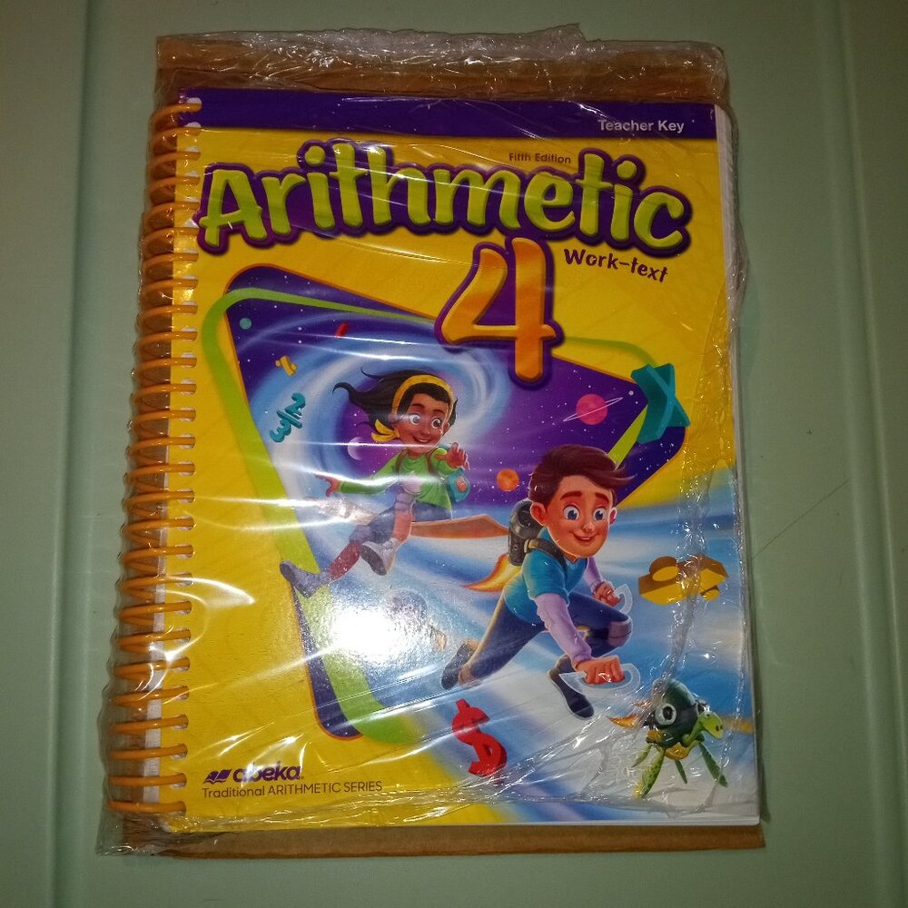 Abeka 4th Grade Math Teacher Key NWT